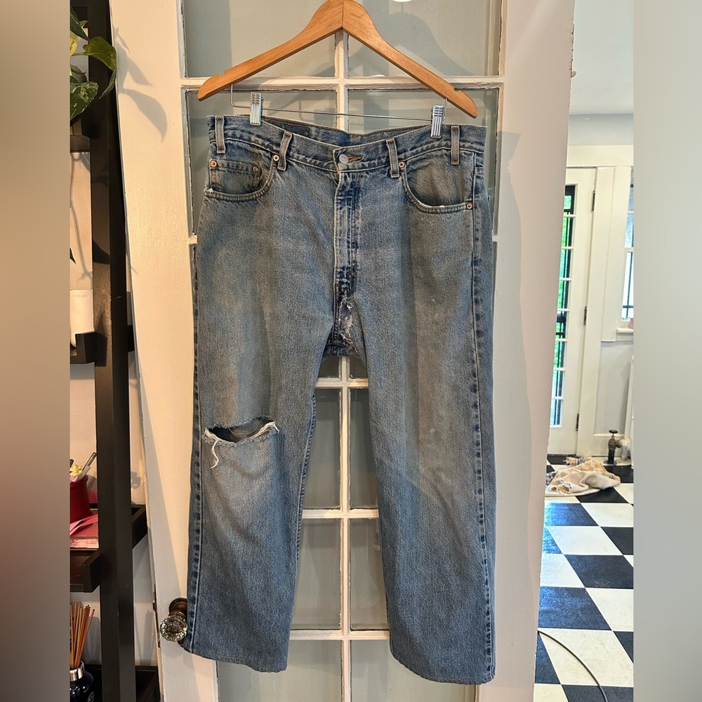 Vintage Levi’s 505 blue denim jeans